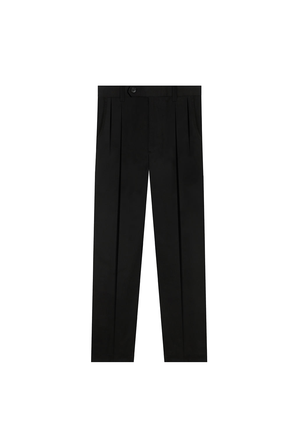 Dark Grey Double Pleats Wool Pants – Aida Shoreditch